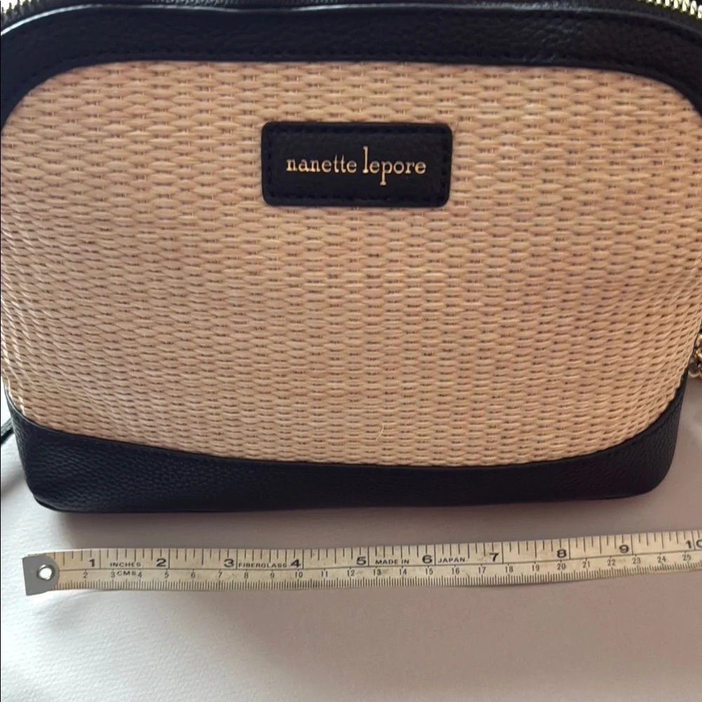 nanette lepore Black and Tan Crossbody Bag and Shoulder tote set - Picture 7 of 8